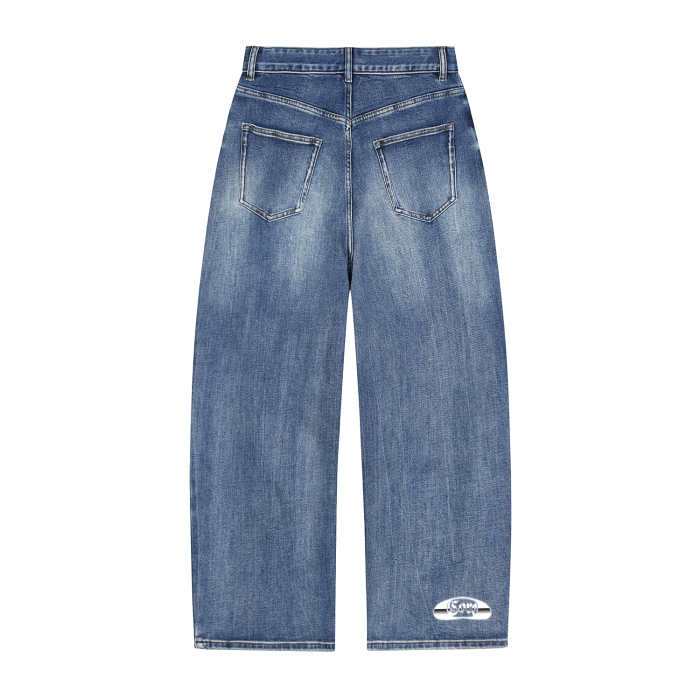 Sun Fade Heavyweight Denim Jeans